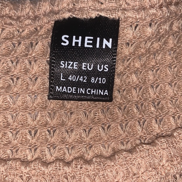 SHEIN Khaki Textured Knit Tank Top - Picture 4 of 4